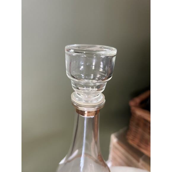 Hand Painted Decanter And 4 Glasses - Picture 2 of 8